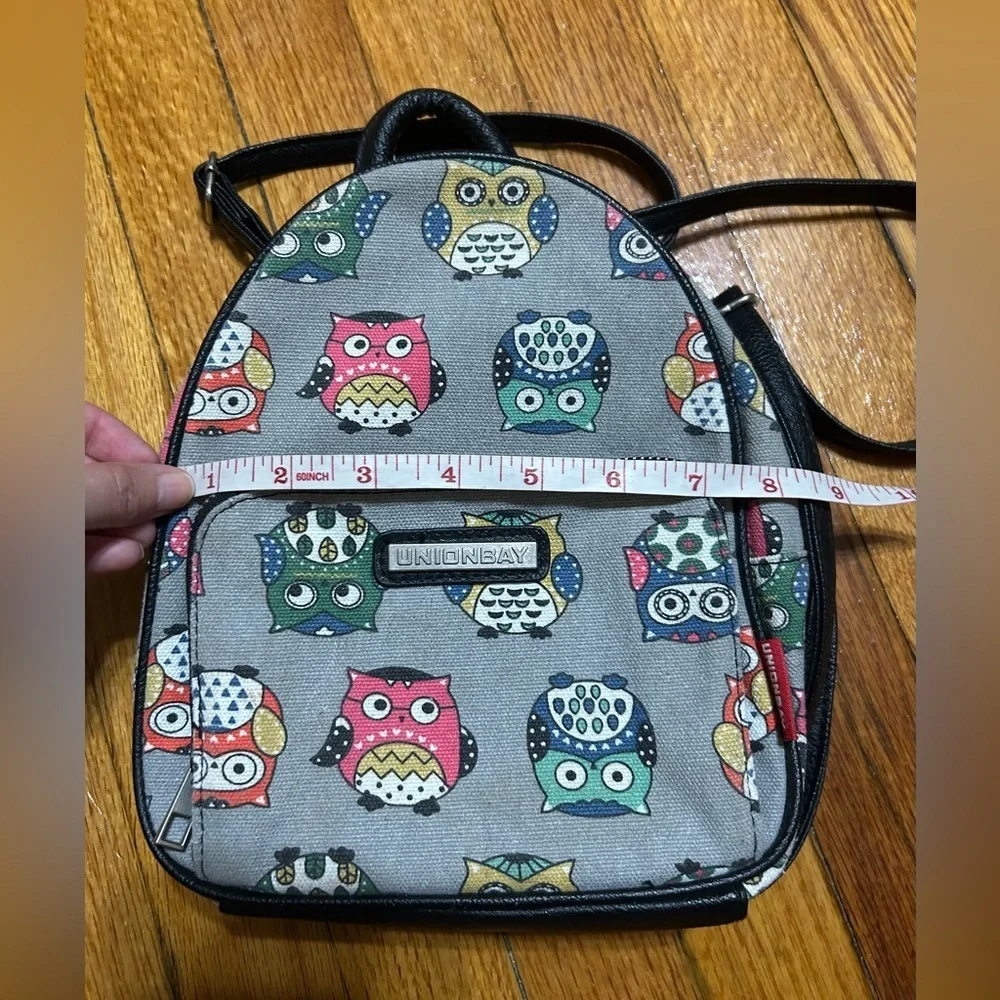 Vintage Union Bay Backpack Womens Purse Owls ‎ Y2K Boho School